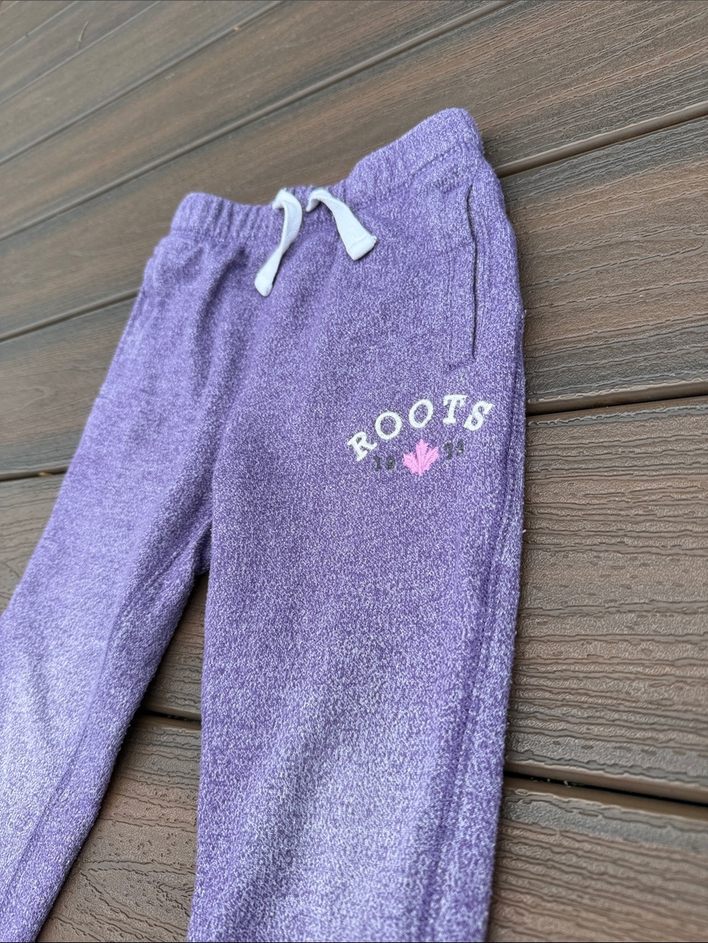 Roots Purple Kids Sweatpants - Picture 4 of 4